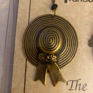 Tiny accessory brass tone bookmark